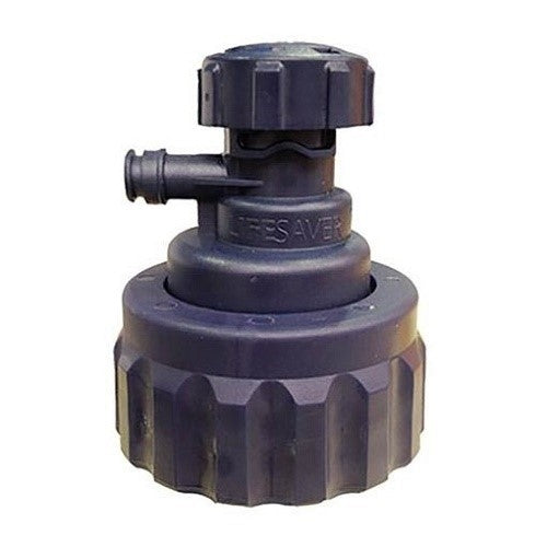Robinet de rechange Lifesaver Jerrycan seul, robinet foncé avec bouton rotatif, bec et bague à vis