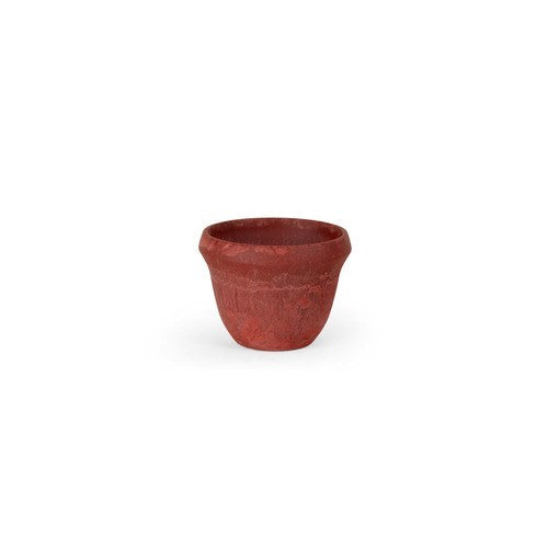 Tasse Kupilka Suova 20 rouge, petit bol vu de côté sur fond blanc