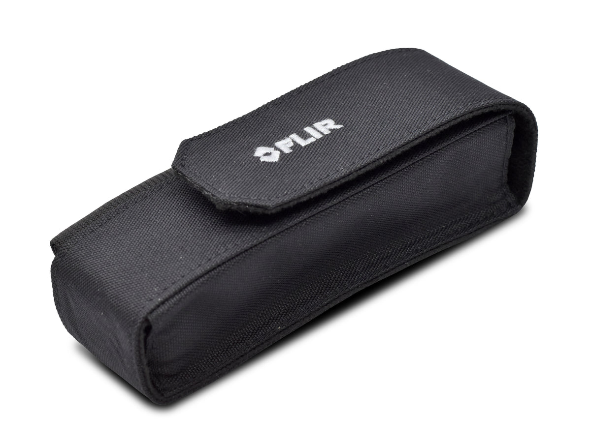 FLIR Pouch pour ONE Edge Pro, étui de rangement en tissu noir avec rabat et logo