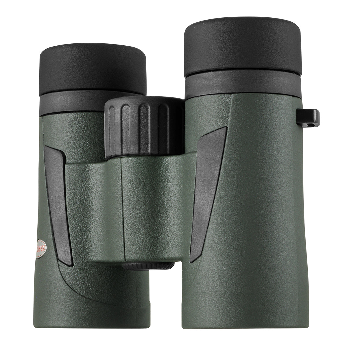 Kowa BDIII 8x32 XD de biais sur le côté avec la molette de mise au point striée