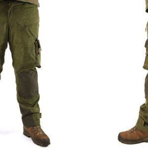Pantalon Stealth Gear 2N, les jambes de face avec poche latérale et genoux renforcés