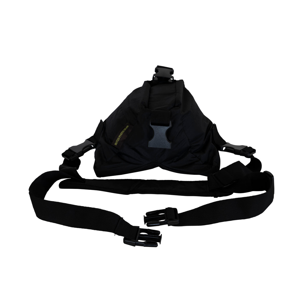 Buteo Bean Bag 1, dessous noir avec sangle de transport, attaches clipsables et boucle