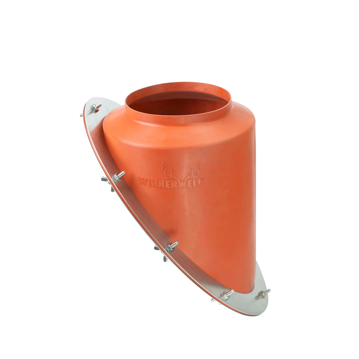 Winnerwell Angled Flashing Kit, passage incliné orange avec bride métallique et vis