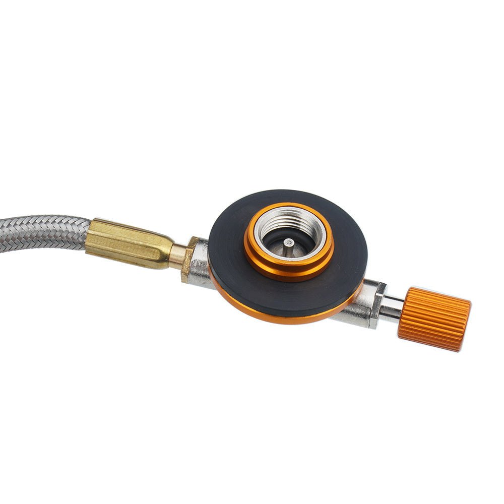 Fire Maple FMS-121 raccord de cartouche de gaz avec molette orange et tuyau tressé