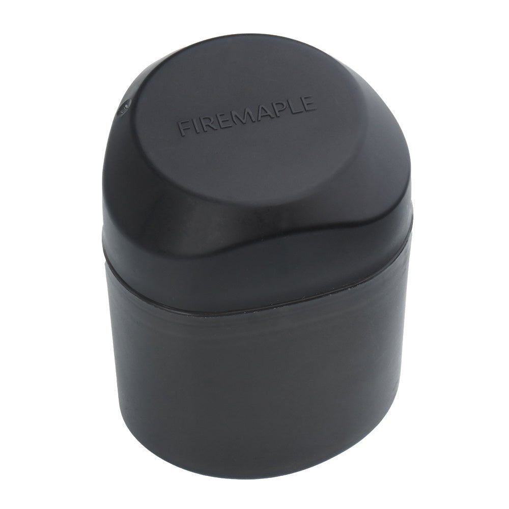 Fire Maple BUZZ boîte de rangement noire avec le nom de la marque sur le couvercle