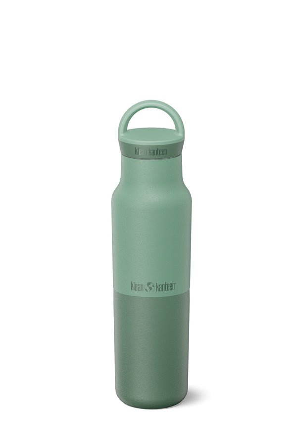 Gourde Klean Kanteen Rise Classic vert sauge avec bouchon Arch Loop