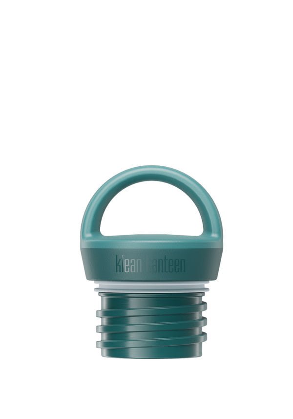 Bouchon Klean Kanteen Arch Loop seul en bleu pétrole, avec filetage et boucle de transport