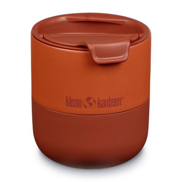 Klean Kanteen Rise Lowball gobelet orange rouille avec couvercle rabattable