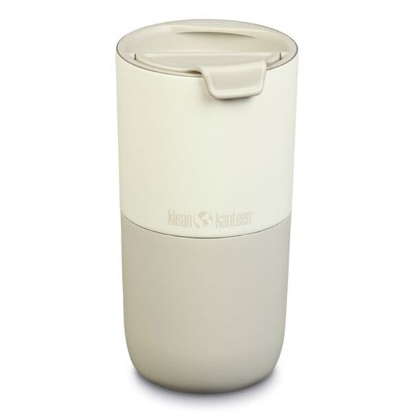 Klean Kanteen Rise Tumbler 473 ml gobelet crème avec couvercle rabattable