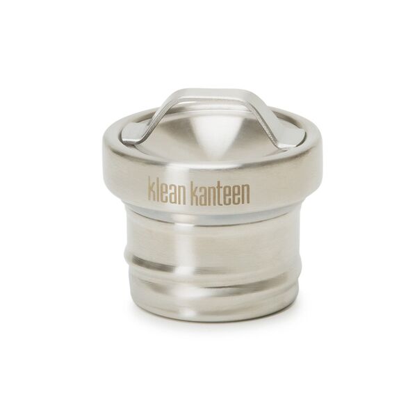 Klean Kanteen Stainless Steel Loop Cap, bouchon en inox avec anse métallique et logo