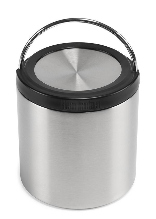 Klean Kanteen TKCanister 946 ml en acier brossé avec couvercle isolé et anse