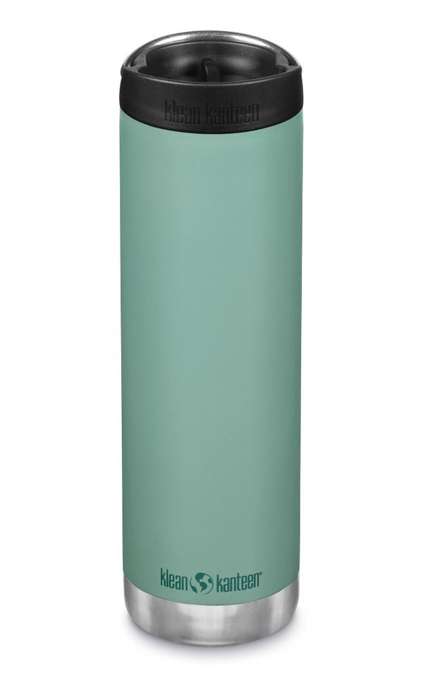 Klean Kanteen TKWide 592 ml vert menthe avec Café Cap noir