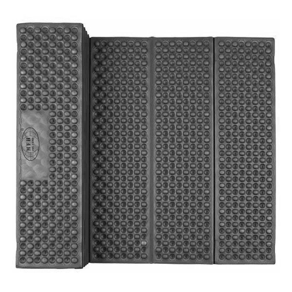 Tapis de couchage pliant MFH partiellement déplié avec le motif à picots en segments