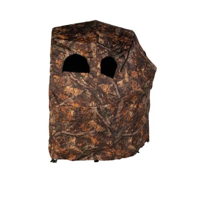 Affût chaise deux personnes Stealth Gear Extreme avec deux ouvertures dans le tissu camouflage