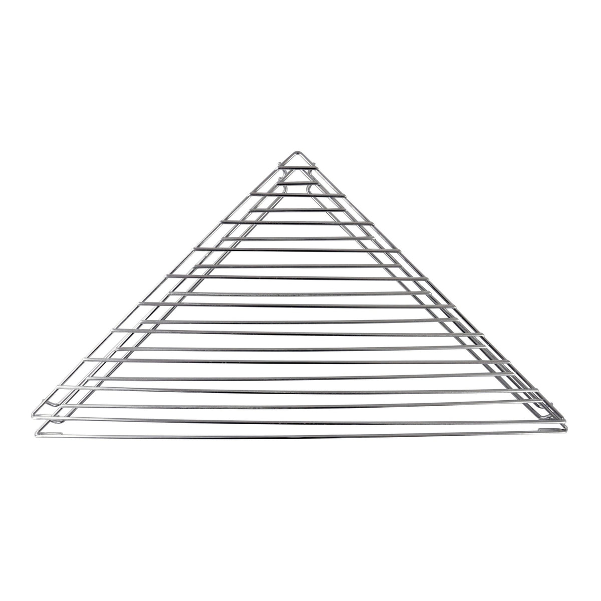 grille de cuisson Winnerwell, grille triangulaire en barres métalliques vue de dessus