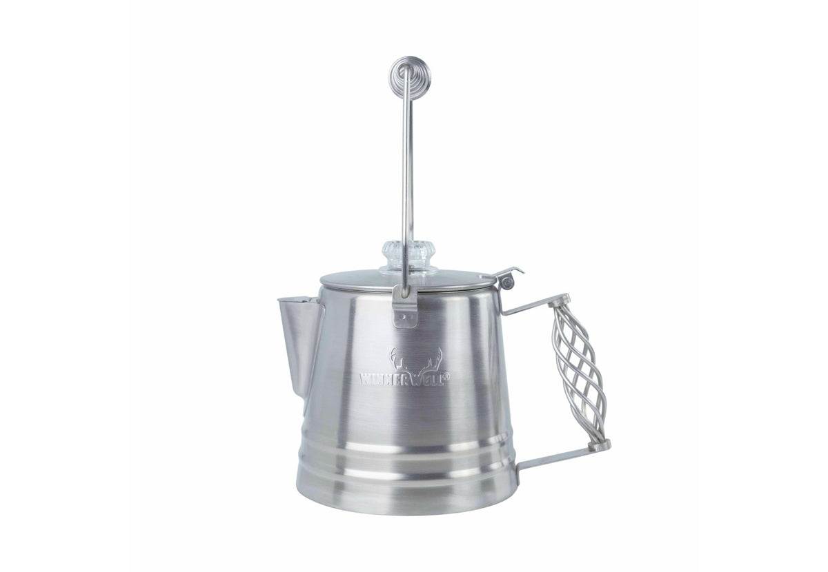 percolateur Winnerwell en acier inoxydable avec le tube de percolation sorti et poignée tressée
