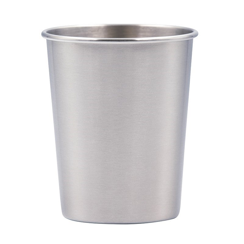 gobelet en inox Laken à finition satinée, sans anse avec bord roulé
