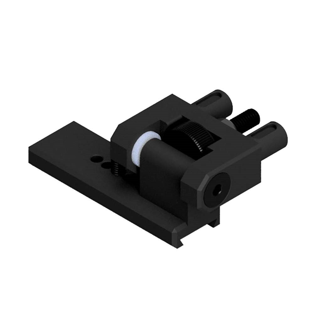 FLIR Breach PTQ136 adaptateur noir avec pied dovetail et trois saillies rondes à l'avant