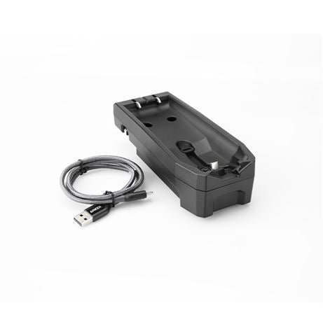 FLIR GTX100 station d'accueil noire avec un câble USB séparé à côté