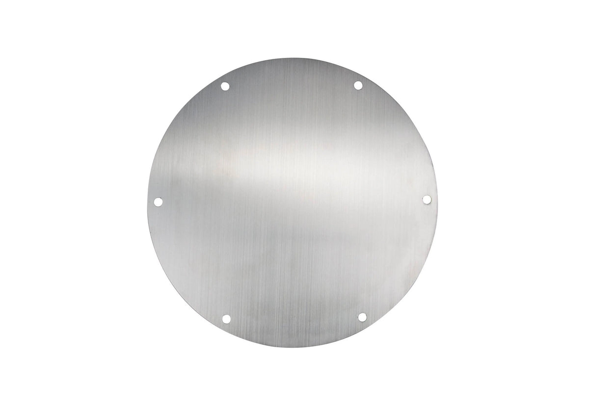 plaque anti-pluie Winnerwell, disque rond en acier inoxydable avec six trous sur le pourtour