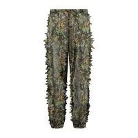 Combinaison camouflage deux pièces Stealth Gear, le pantalon à motif feuillage avec feuilles libres