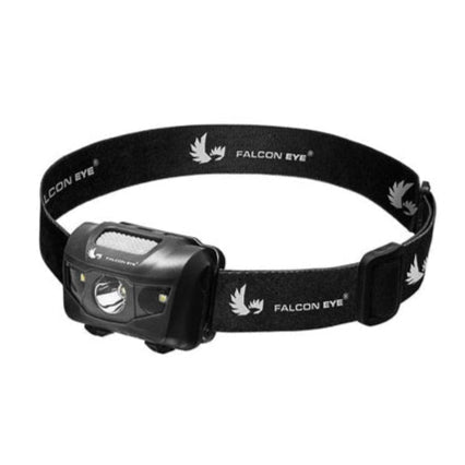 Falcon Eye Orion FHL0012 lampe frontale noire avec bandeau noir et logo Falcon Eye
