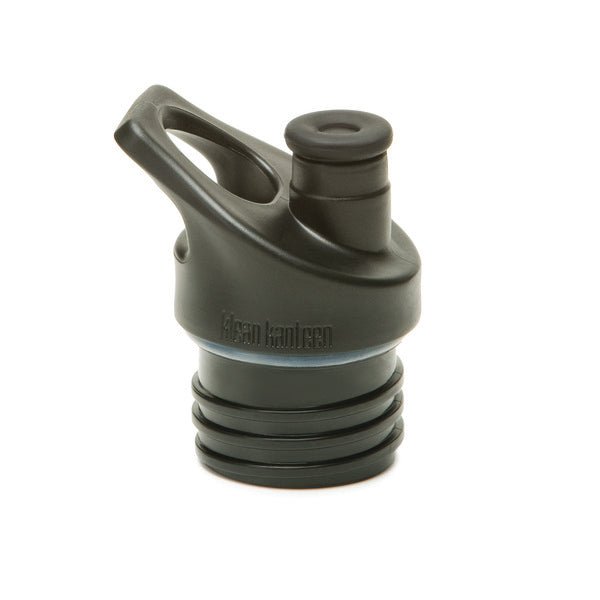 Klean Kanteen Sport Cap 3.0 noir avec anse de transport, bec et filetage