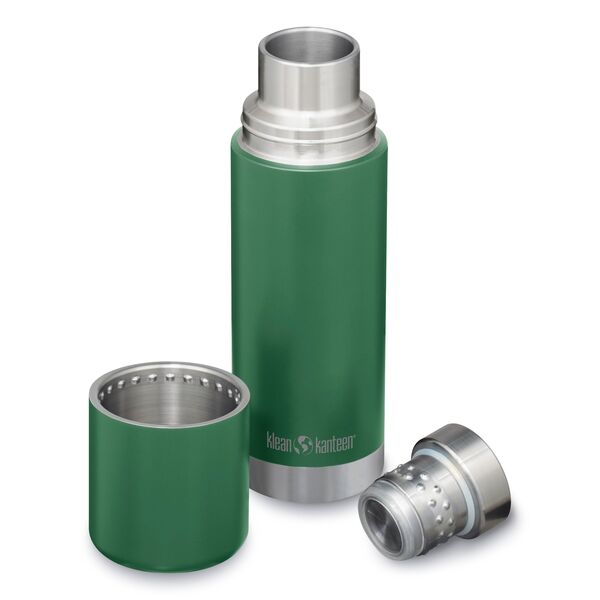 Klean Kanteen TKPro 500 ml bouteille isotherme verte avec gobelet séparé et bouchon à vis