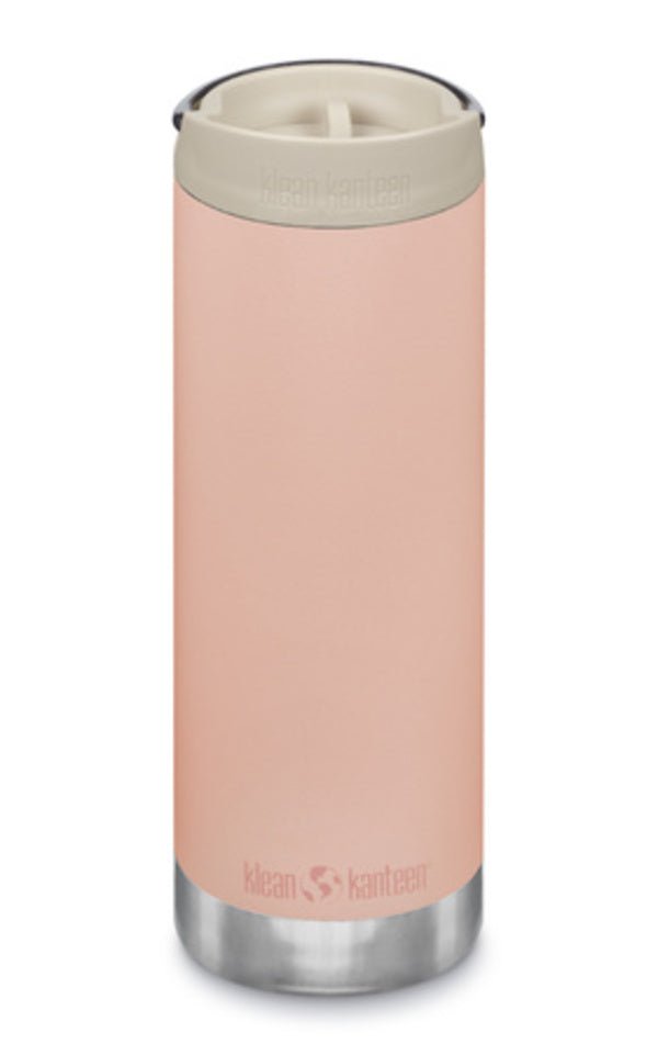 Klean Kanteen TKWide 473 ml rose saumon avec bouchon Café beige