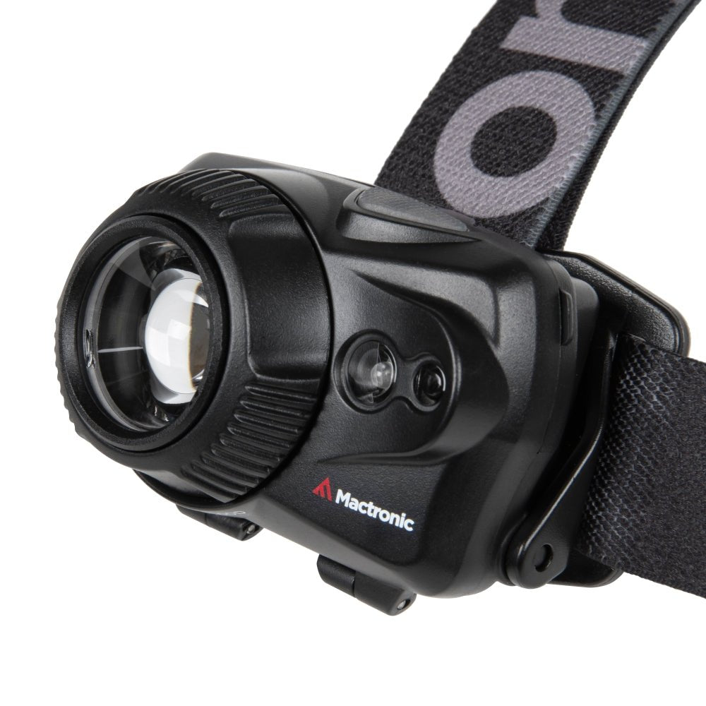 Mactronic Maverick tête de lampe de trois quarts avec la bague rainurée autour de la lentille