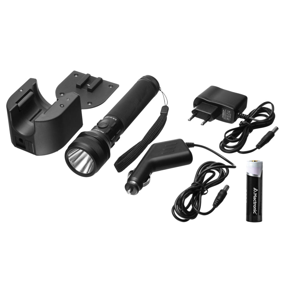 Mactronic Patrol avec socle, dragonne, chargeur voiture, adaptateur secteur et batterie rechargeable