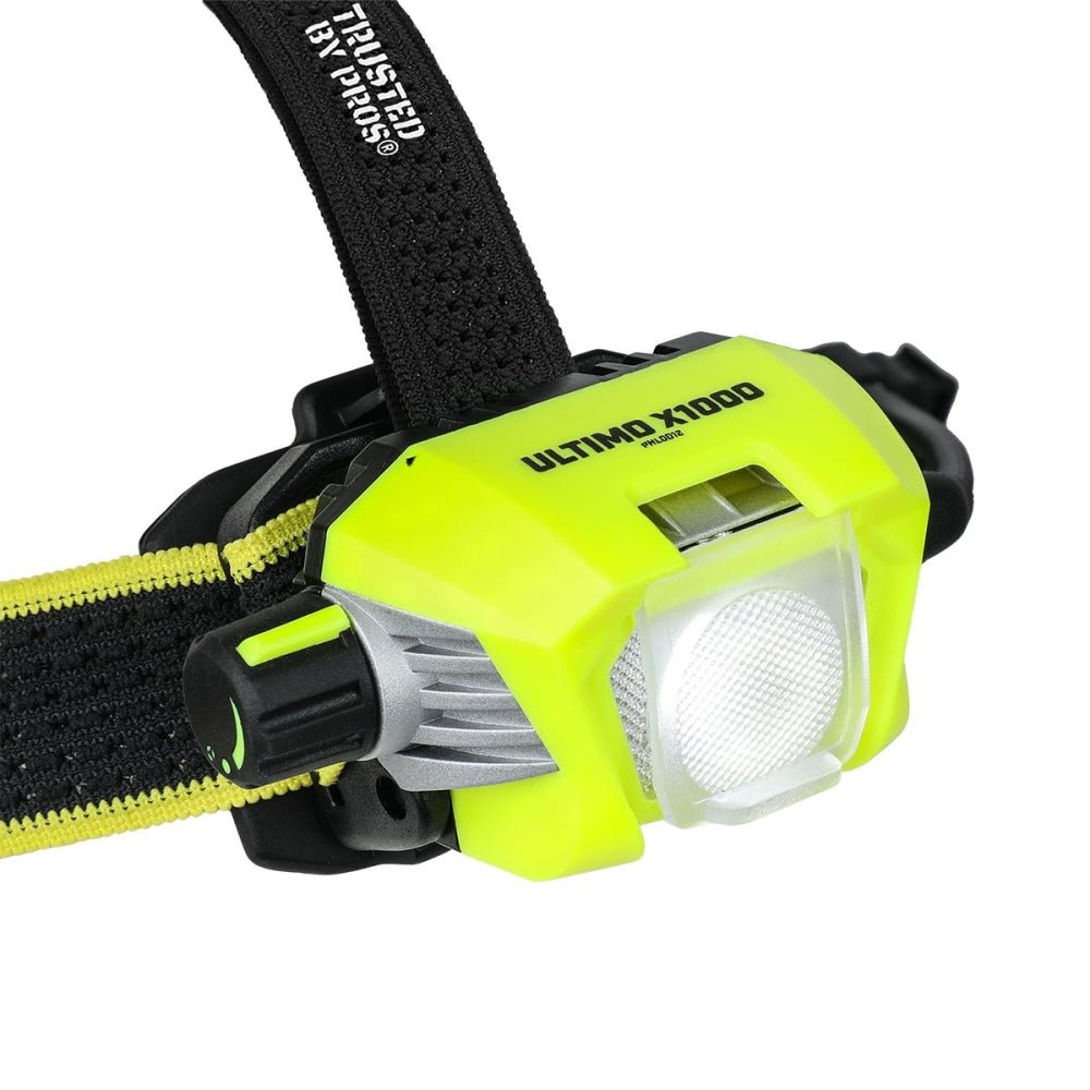 Mactronic Ultimo X1000 tête de lampe de biais avec bouton rotatif et large lentille