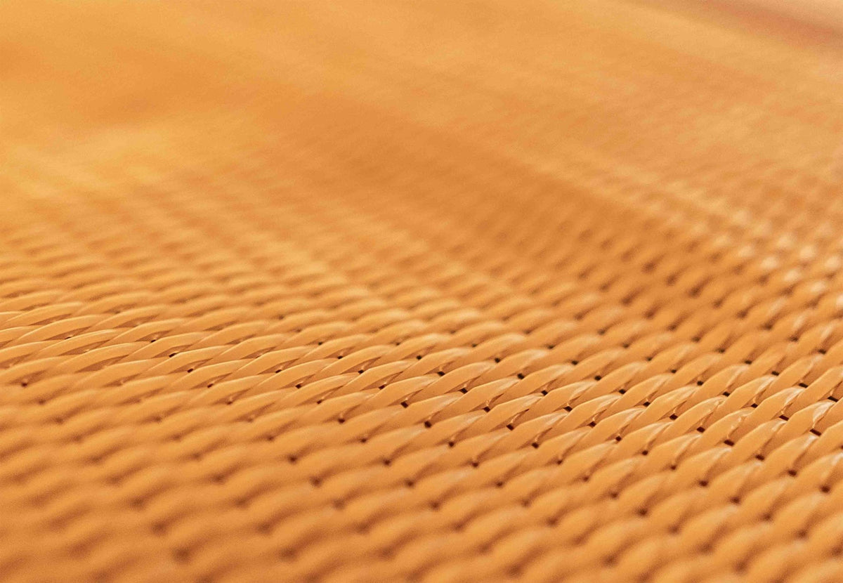 Tapis CanvasCamp Polymat pleine lune, détail de la texture tissée du tapis