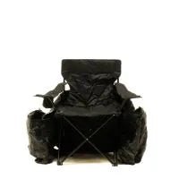 Affût chaise individuel Stealth Gear M2, la chaise pliante noire avec accoudoirs et poches latérales
