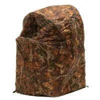 Stealth Gear affût chaise individuel M2 en camouflage feuillage brun avec ouverture d'observation