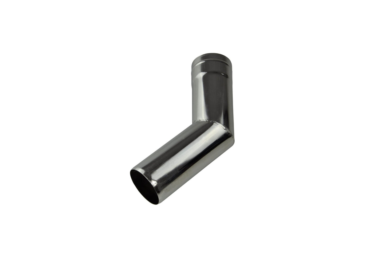 Tuyau de poêle de tente Winnerwell 45° vu de l'autre côté, extrémité étroite vers le haut