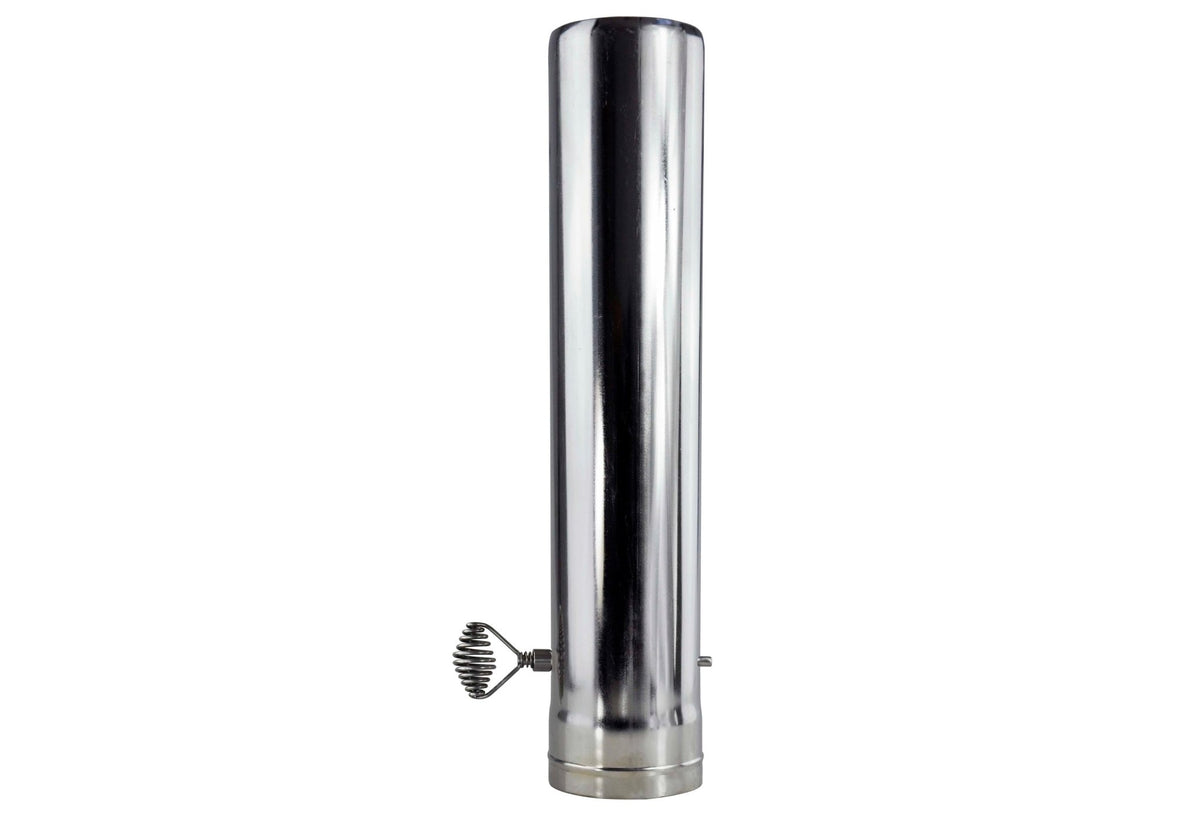 Winnerwell Airflow Controller, tuyau de fumée brillant avec poignée en spirale en bas