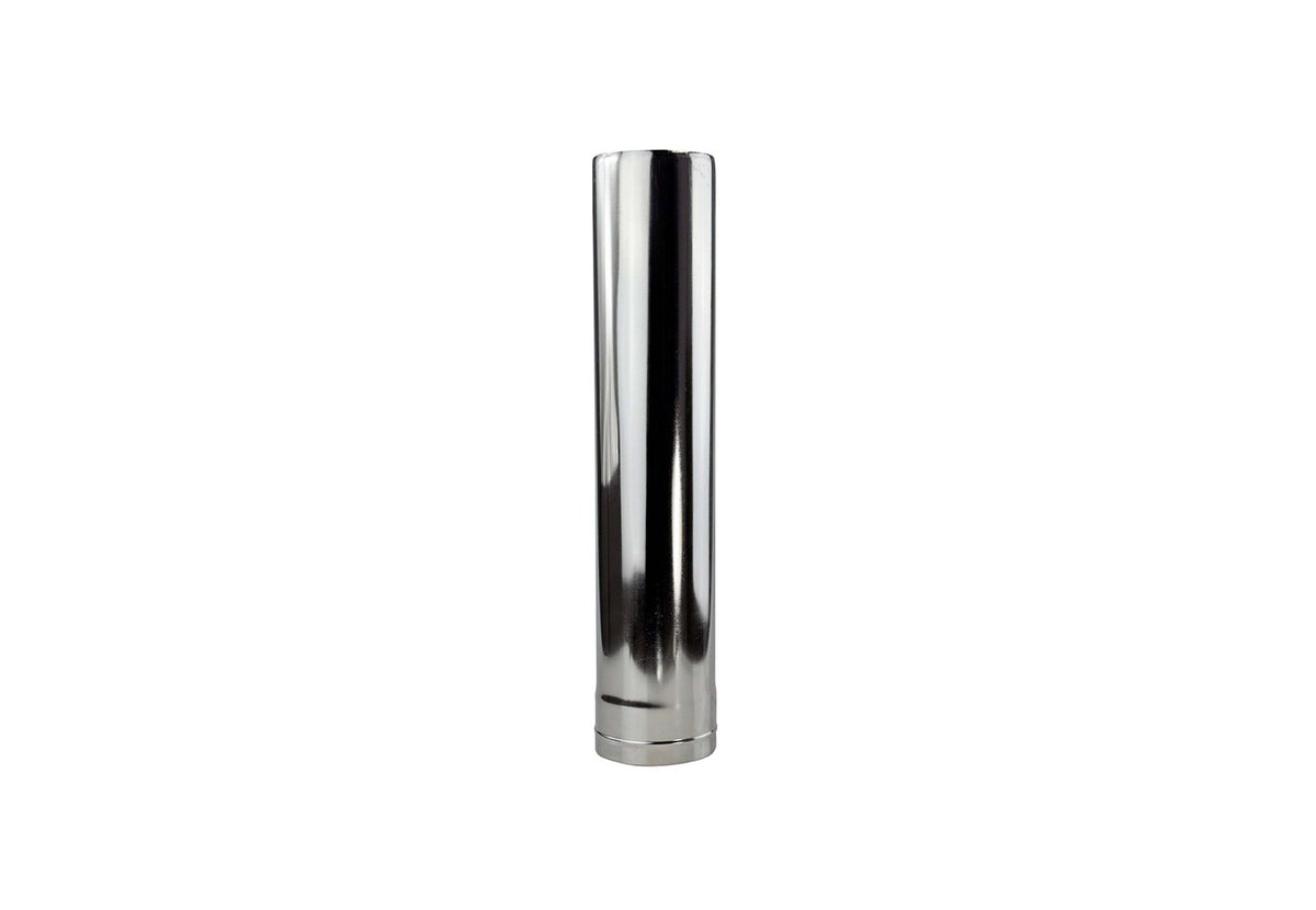 Winnerwell Flue Pipe Section debout vue de côté, avec l'extrémité emboîtable en bas