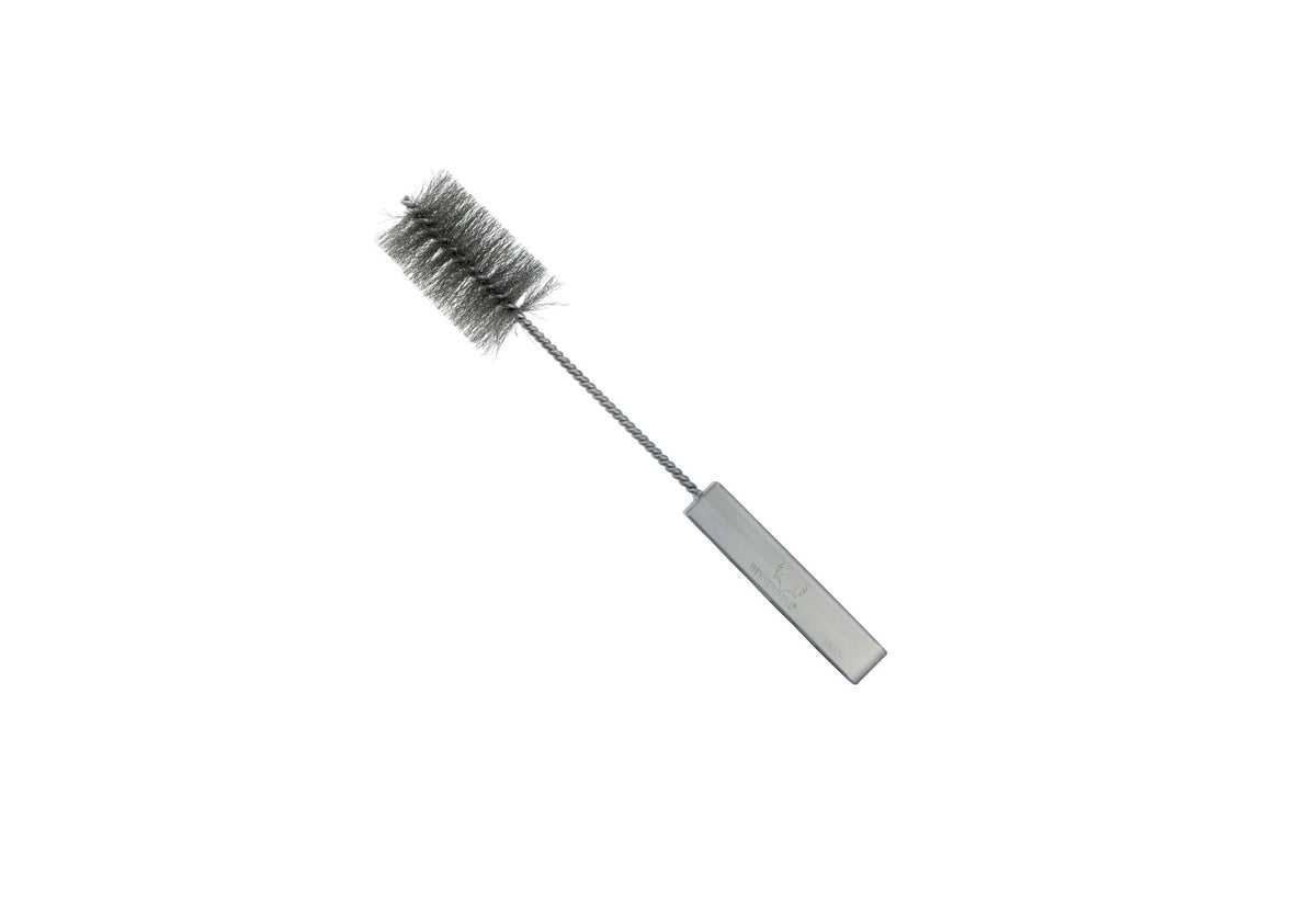 brosse de ramonage Winnerwell avec tête en fil d'acier, tige torsadée et poignée plate