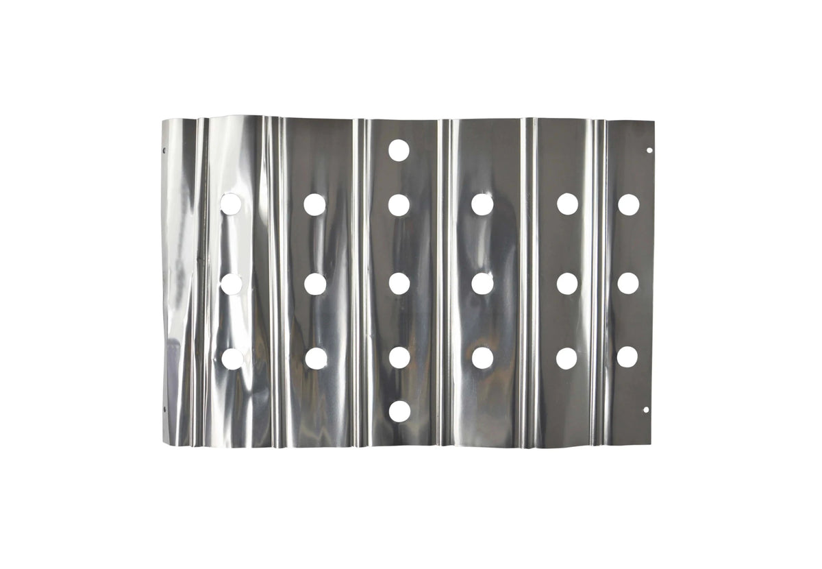 protection thermique titane Winnerwell, feuille fine avec rangées de trous ronds, posée à plat
