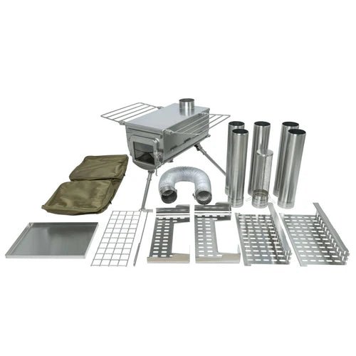 Winnerwell Woodlander Sauna Stove en kit complet avec tuyaux, grilles, éléments du panier et sacs
