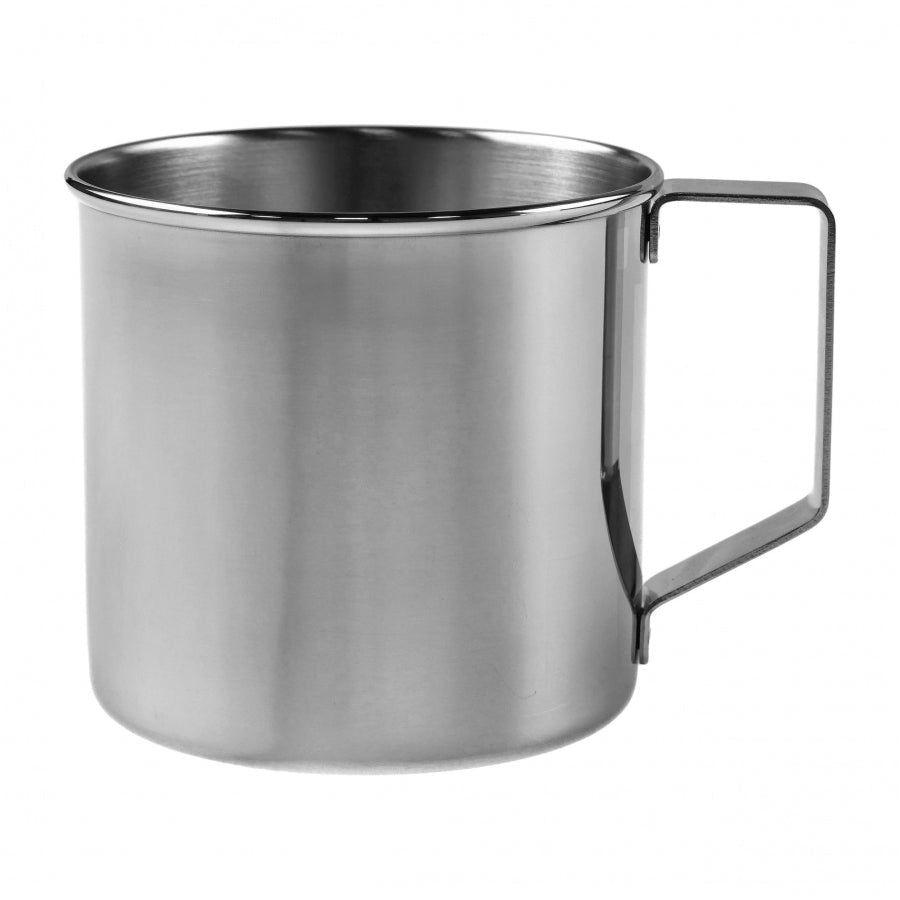 Mug Zebra Thailand avec couvercle, le mug sans couvercle vu de côté avec l'anse en fil métallique